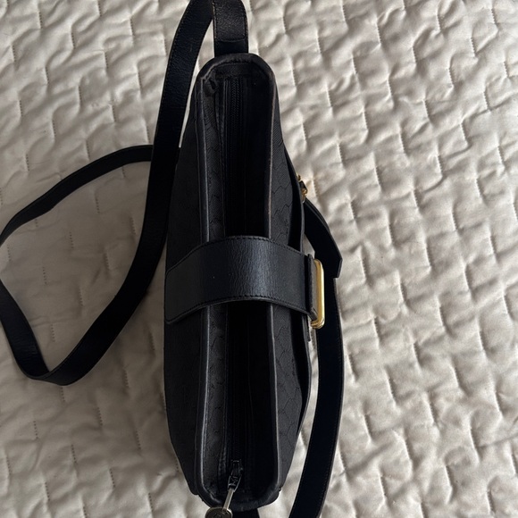 Dior Vintage Black Crossbody Bag with Gold Accents - Picture 9 of 16